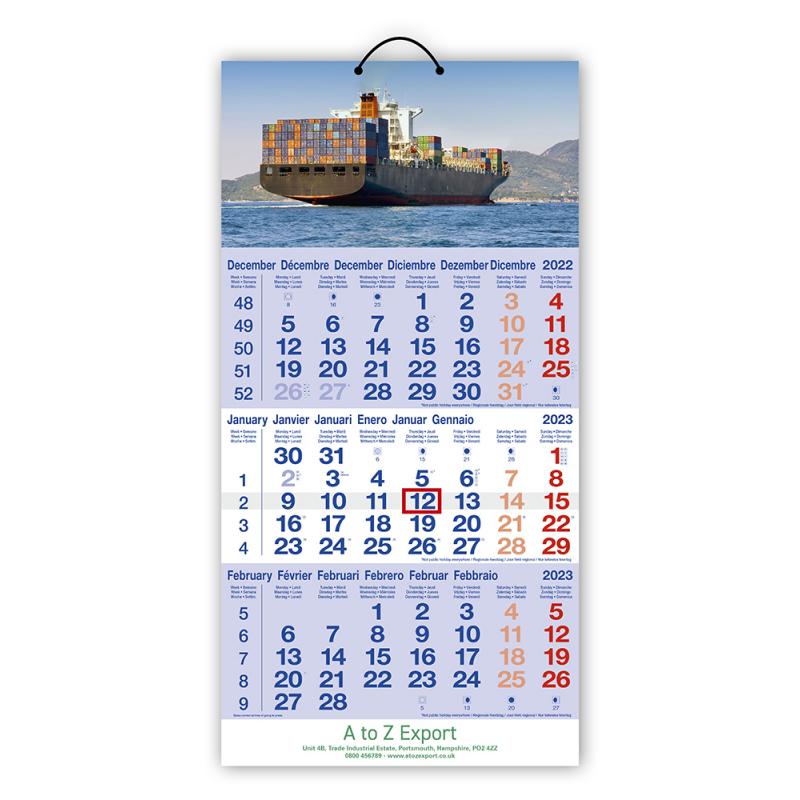 Image of Shipping Calendar