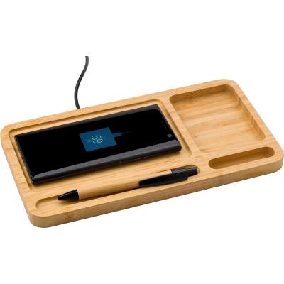 Image of Bamboo desk organiser