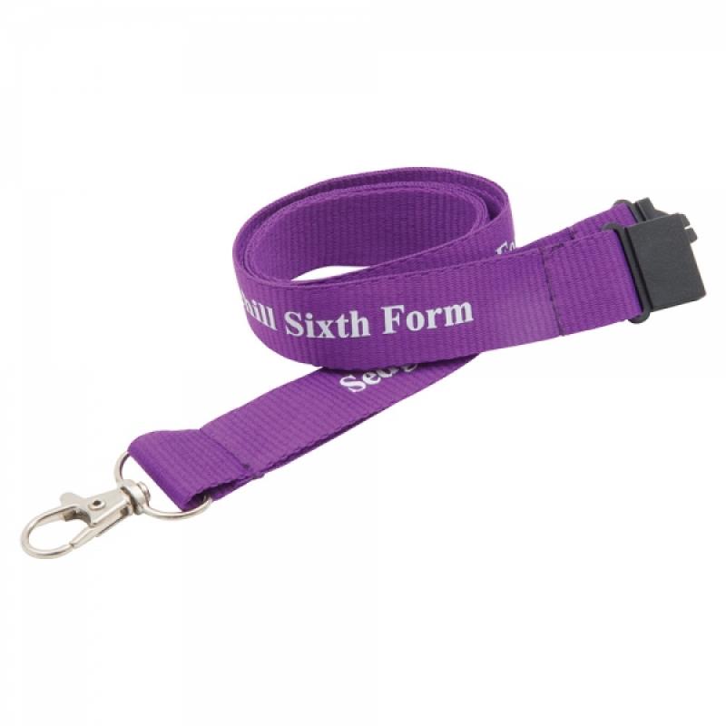 Image of 25mm Flat Polyester Lanyard